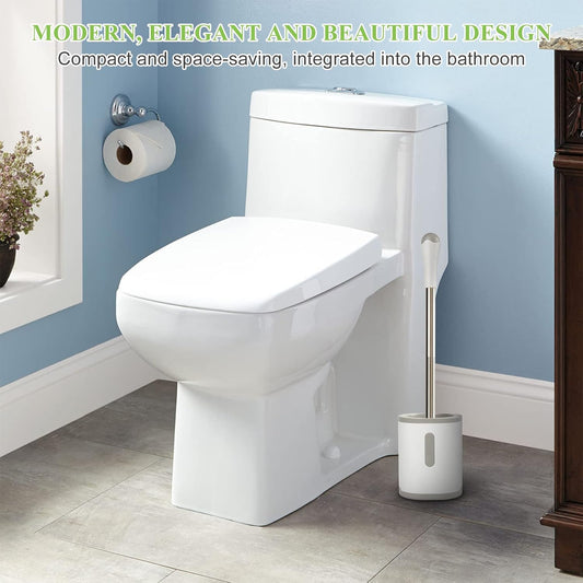 Compact Toilet Brush & Holder