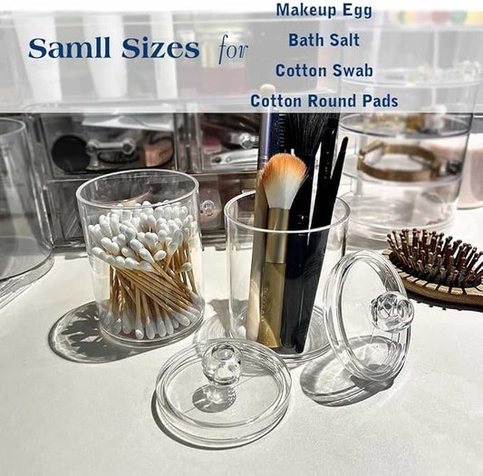 Qtip & Cotton Ball Holder Dispenser