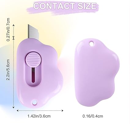 6-Piece Mini Cloud Box Cutter Set