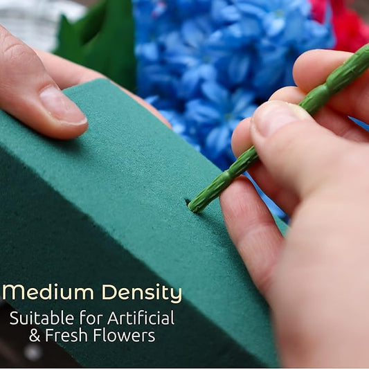 Floral Foam Blocks (3-Pack) – Green Wet & Dry Flower Foam for Fresh & Artificial Arrangements