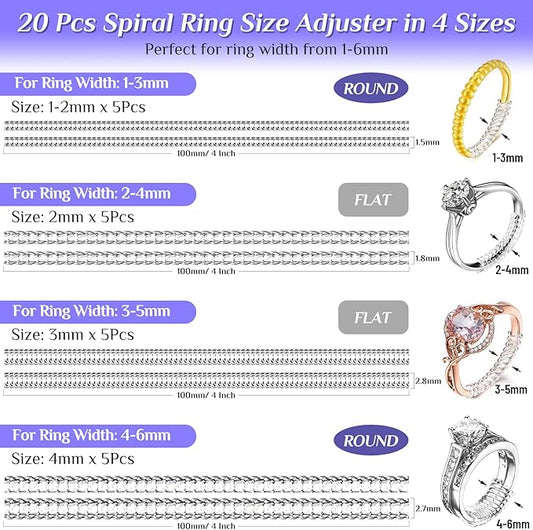 22-Pack Ring Size Adjusters