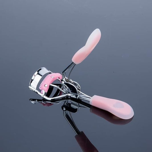 Stainless Steel Eyelash Curler with Built-in Comb