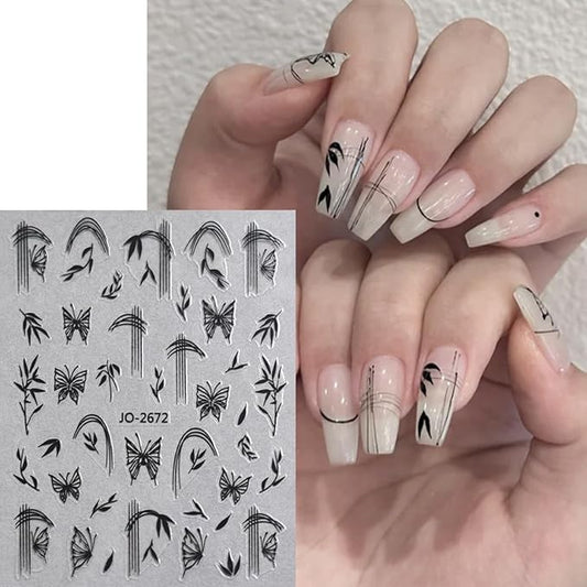 6-Pack Fall Nail Art Stickers
