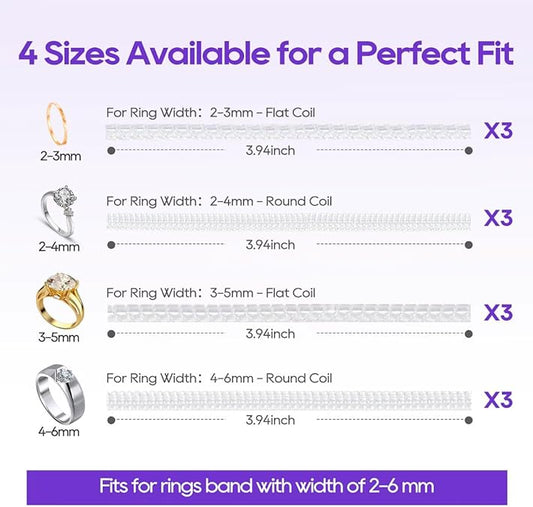 12-Pack Ring Size Adjuster Set –