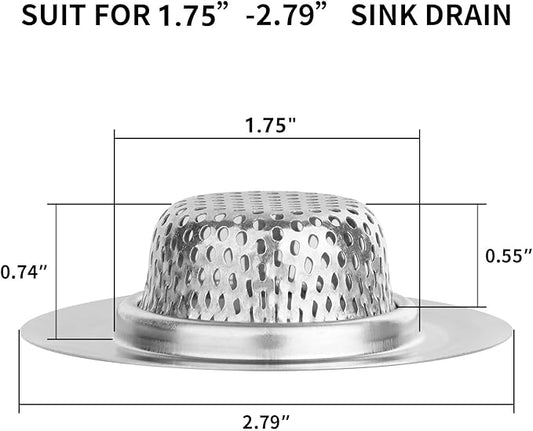 2PCS Bathtub Drain Strainer – 2.79